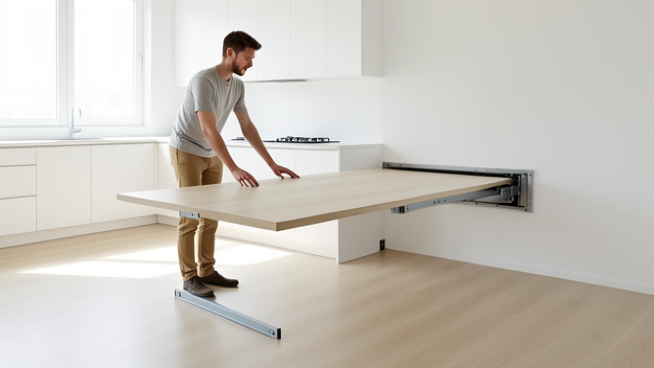 Charnière autobloquante 180° : la quincaillerie qu’il vous faut vraiment pour vos tables et meubles pliants