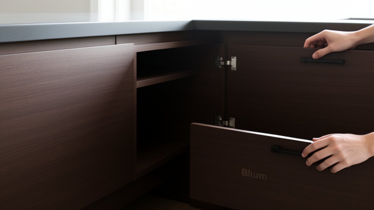 Charnières Blum pour vos meubles sur mesure : ce qui change vraiment au quotidien