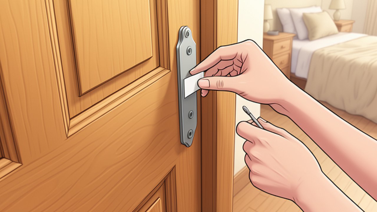 Comment ouvrir une porte de chambre bloquée : les astuces d'un menuisier pour débloquer sans tout casser