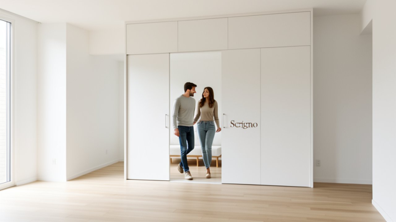 Porte à galandage Scrigno : la solution gain de place qui simplifie vraiment la vie à la maison
