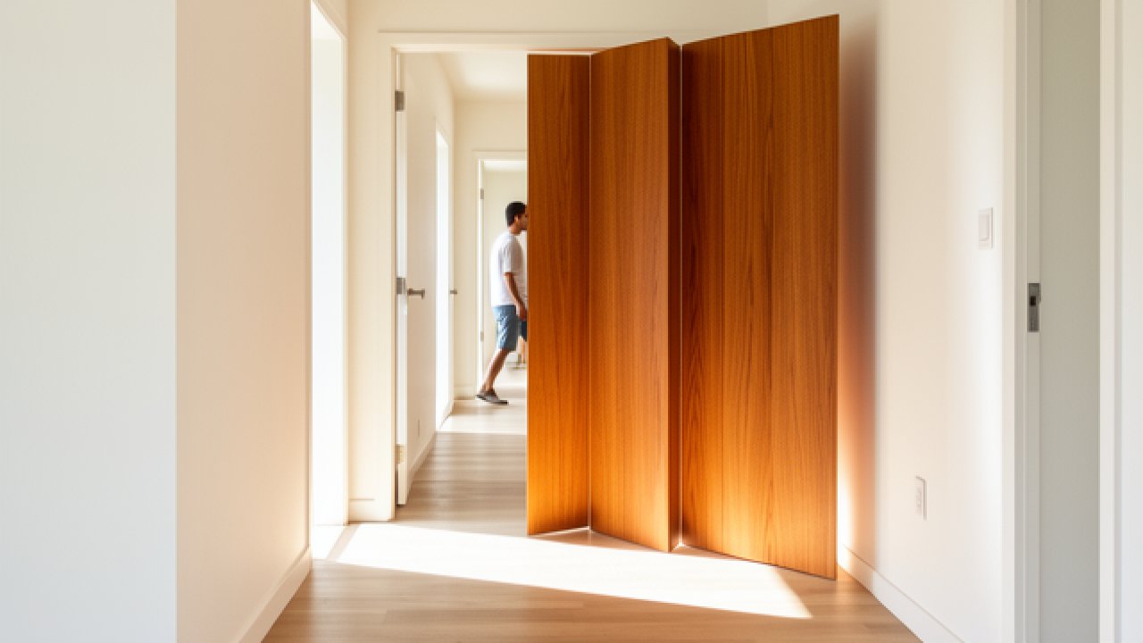 Porte accordéon bois : la menuiserie qui libère de l'espace sans sacrifier le style