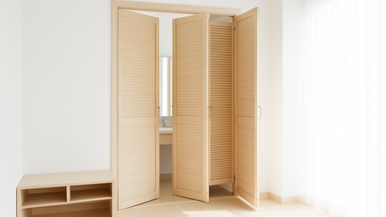 Porte coulissante accordéon : la solution gain de place qui change tout dans un intérieur