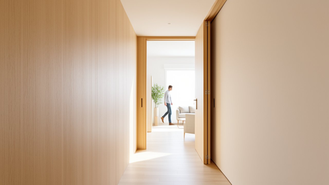 Porte coulissante intérieure : le choix qui change vraiment l’agencement d’une maison