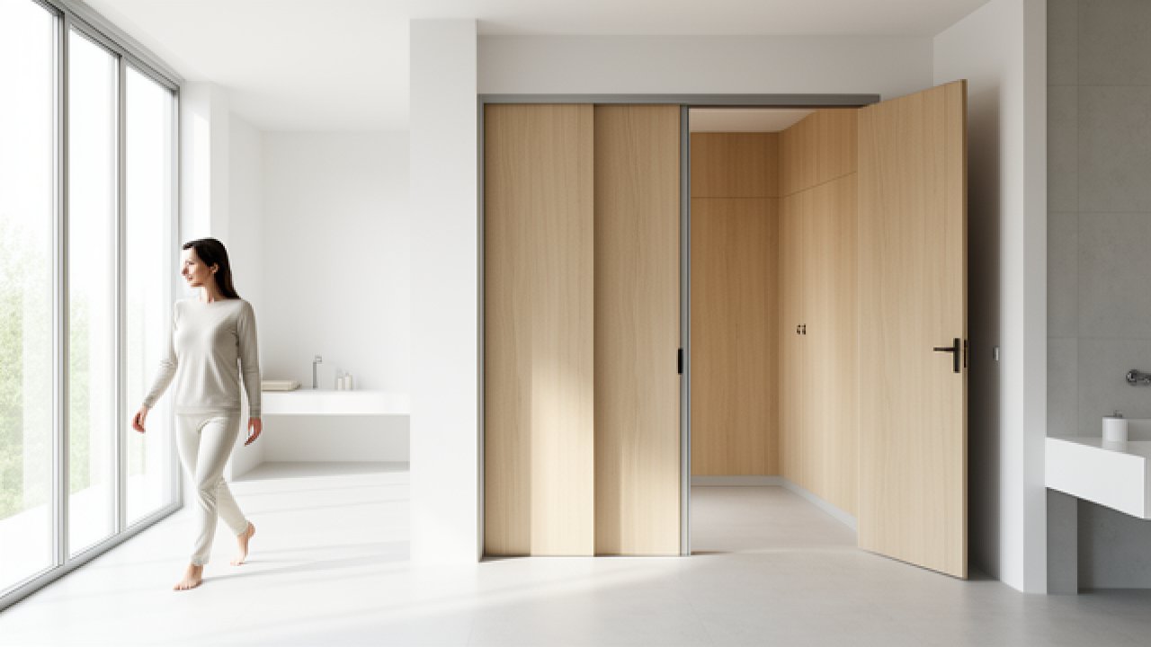 Porte coulissante salle de bain : le guide d'un menuisier pour choisir et poser la vôtre
