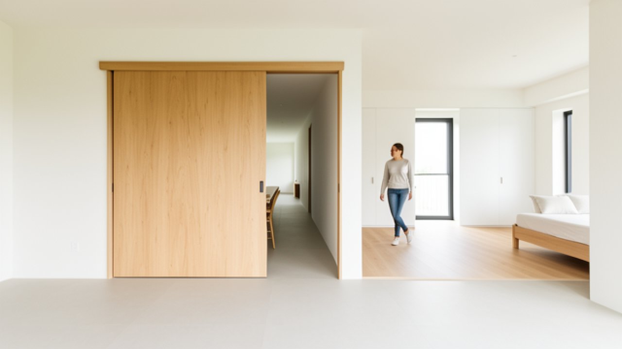 Porte coulissante suspendue : gagner de la place sans perdre le style dans votre intérieur