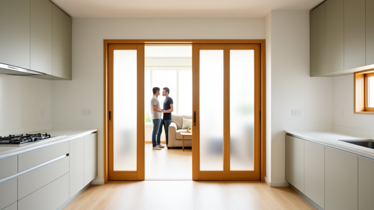 Porte cuisine coulissante : la menuiserie qui libère vraiment de l'espace chez vous