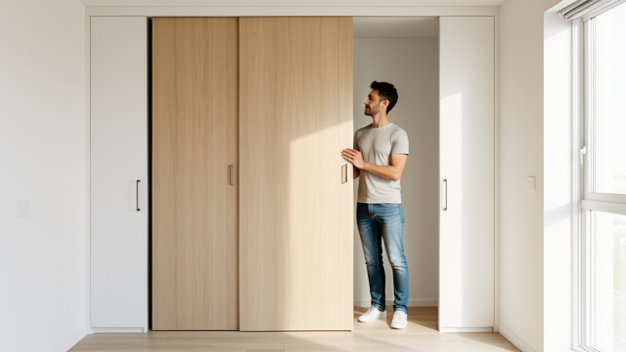 Porte placard coulissante recoupable : l’option qui s’adapte vraiment à vos dressings et placards